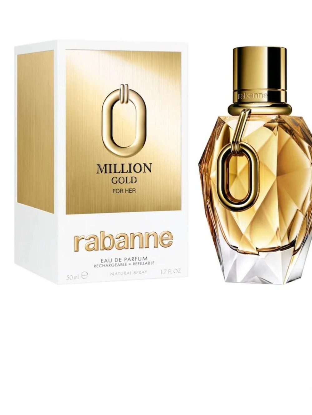 💛Paco Rabanne Million Gold For Her  Refillable EDP 50ml